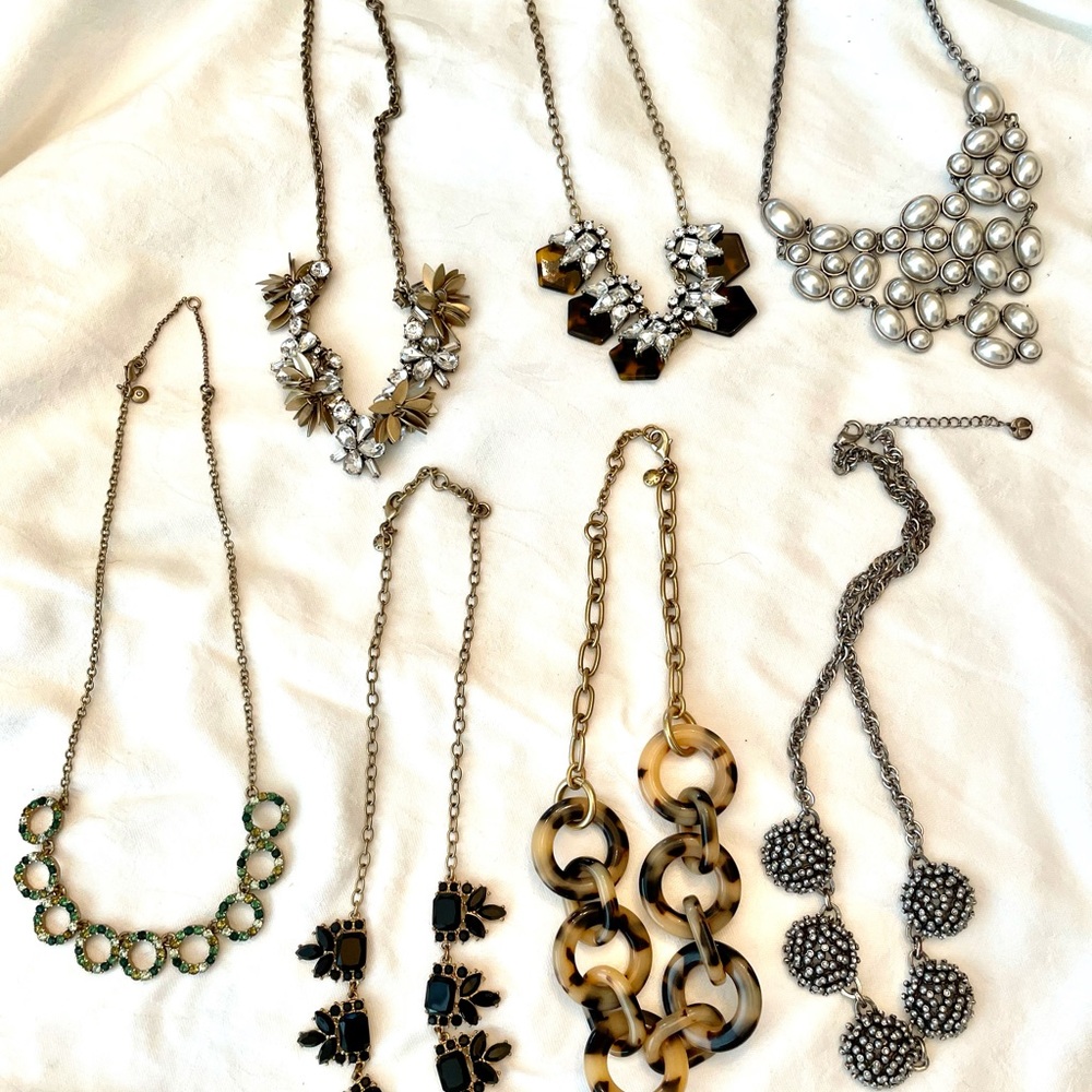 Lot of J Crew chunky necklaces